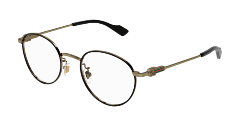 Gucci GG1613OJ 002 Gold Round Women's Eyeglasses - Stylish Designer Glasses for Women, Fashionable Gold Frame Eyewear | Perfect for Work, Reading & Everyday Wear
