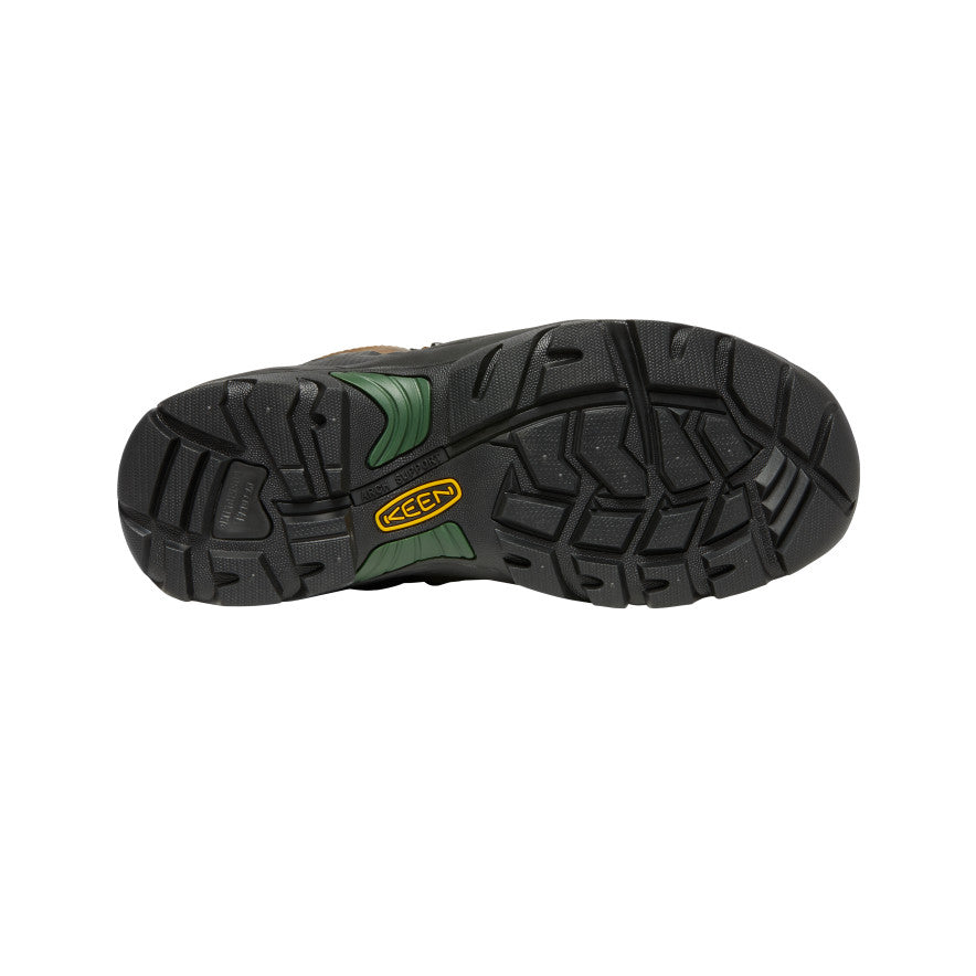 Men's Pittsburgh Energy 6 Waterproof Work Boot with Carbon Toe - Cascade Brown/Greener Pastures - Ideal for Construction, Hiking & Outdoor Activities