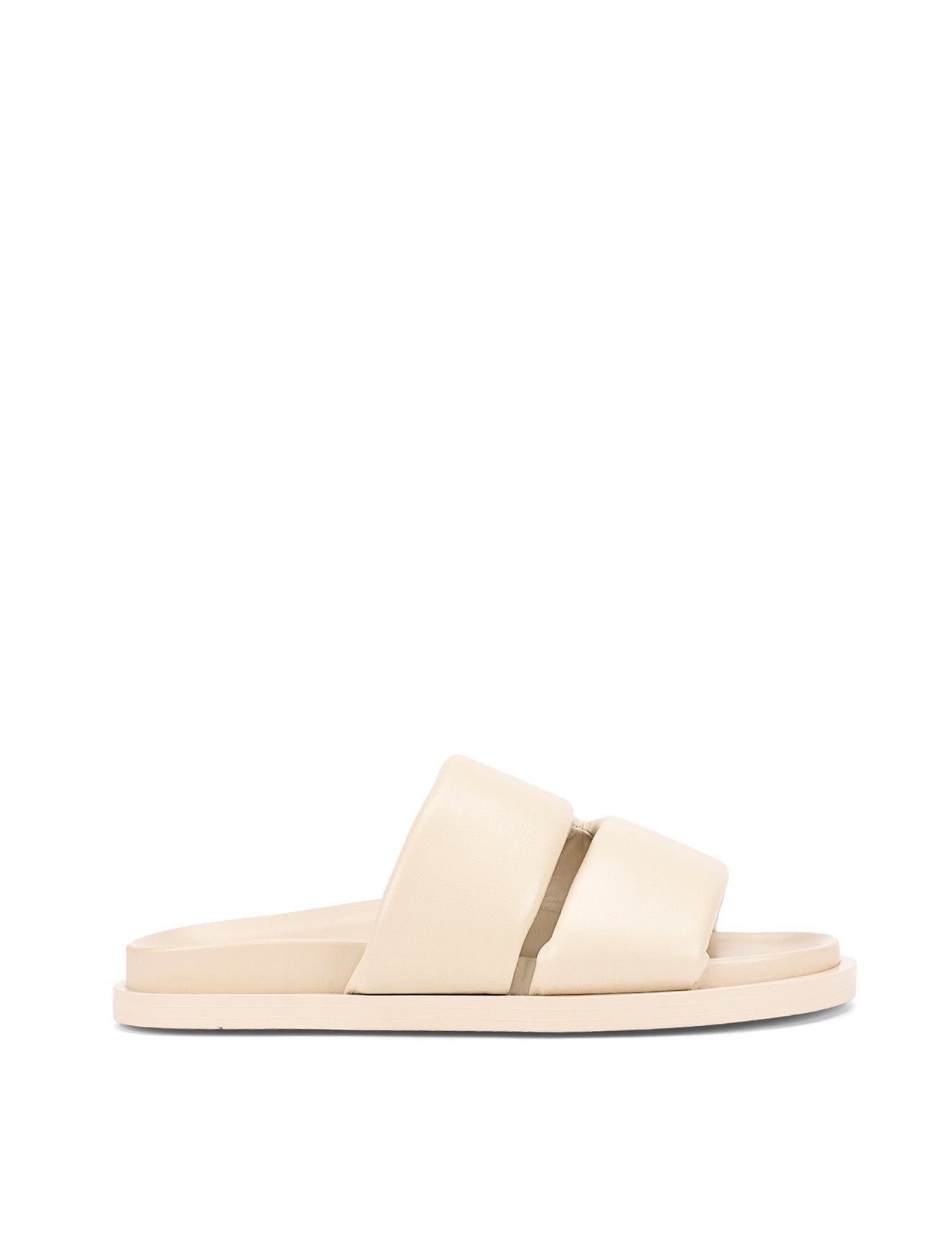 Lacey Comfort Footbed Sandals for Women - Soft Beige Leather Summer Sandals | Perfect for Beach, Vacation & Casual Outfits