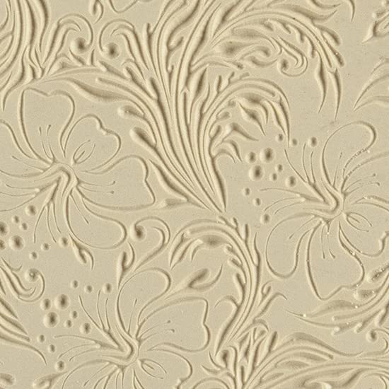 Cool Tools Flexible Texture Tile - Hibiscus Embossed Design - 4
