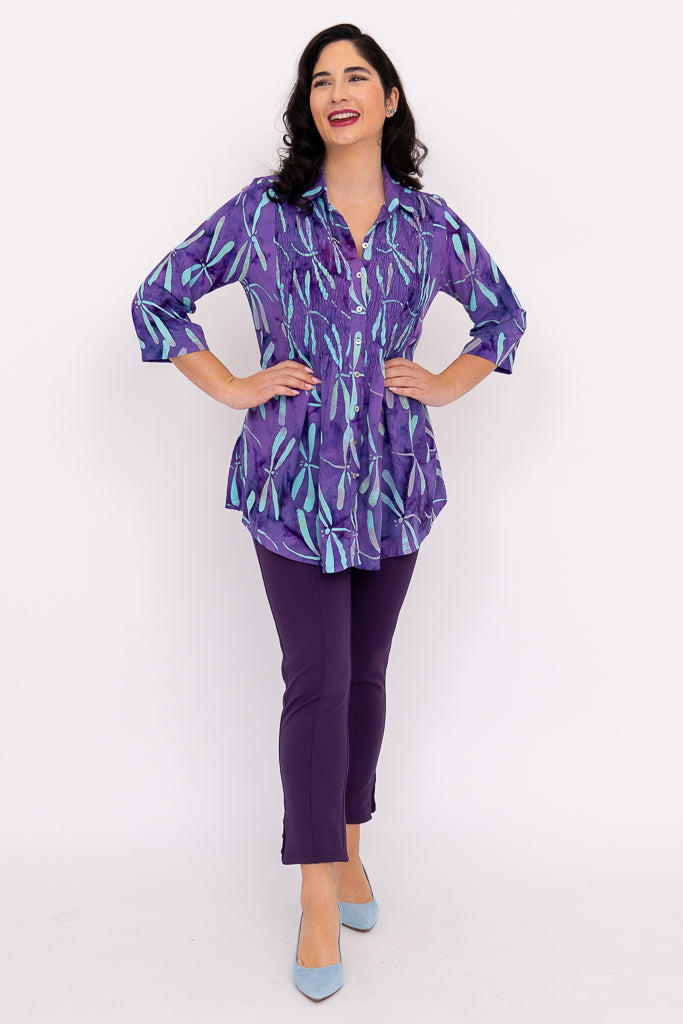 Cindy Women's 3/4 Sleeve Blouse - Stylish Casual Tops for Work & Everyday Wear | Waterloo Collection