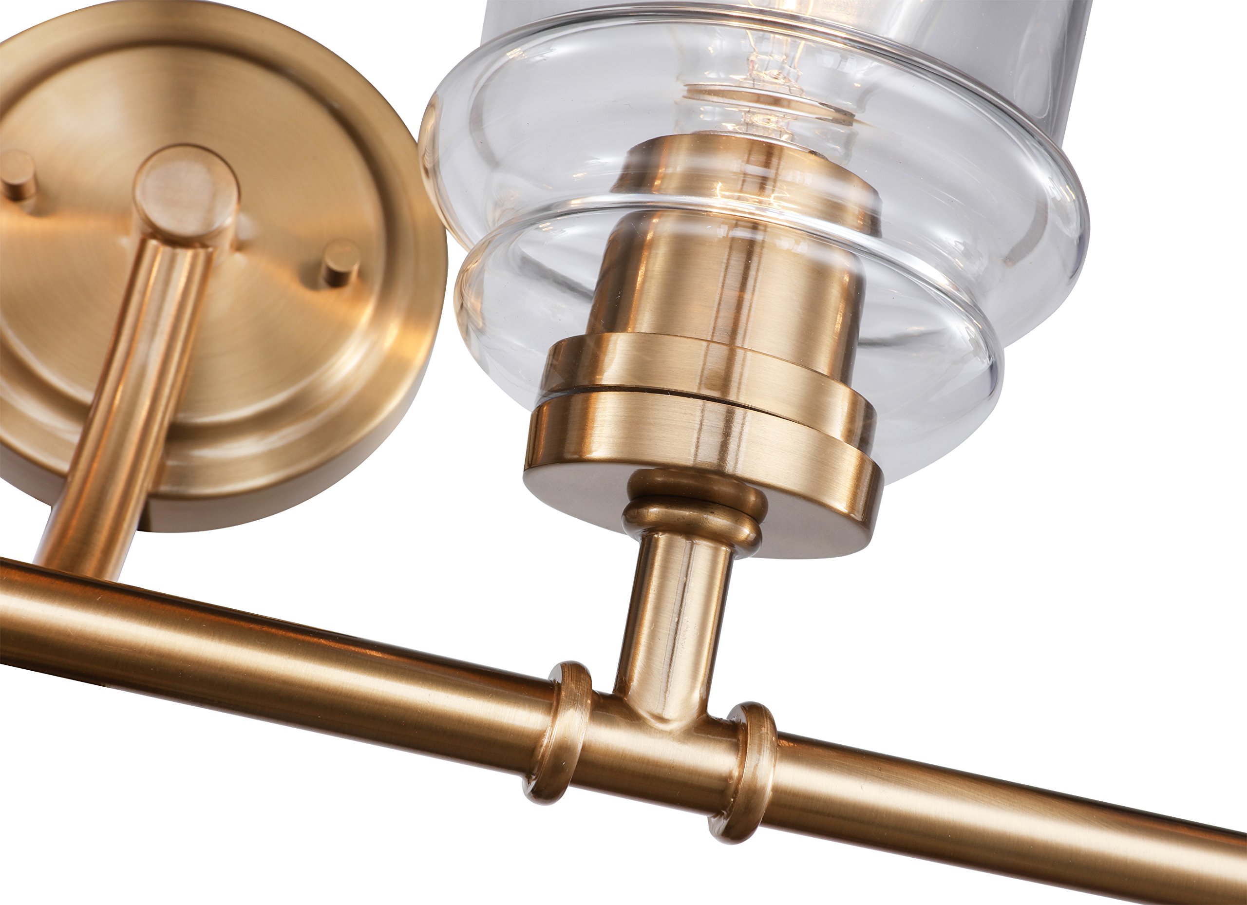 Elliot Bath Faucet in Polished Brass - Vintage Style Bathroom Sink Faucet with Cross Handle for Classic & Modern Bathrooms