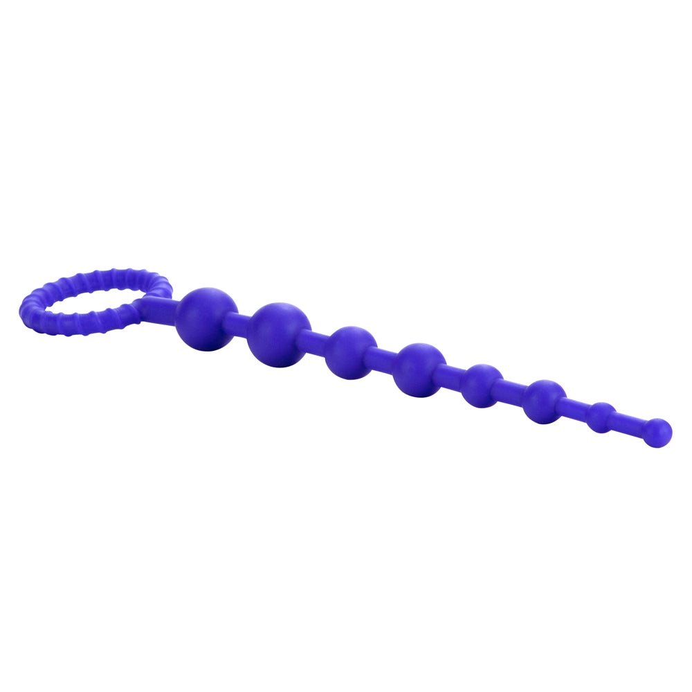 Booty Call X 10 Silicone Anal Beads for Couples - Flexible & Body-Safe Adult Toy for Anal Play, BDSM & Sensual Exploration - Perfect for Beginners & Experienced Users