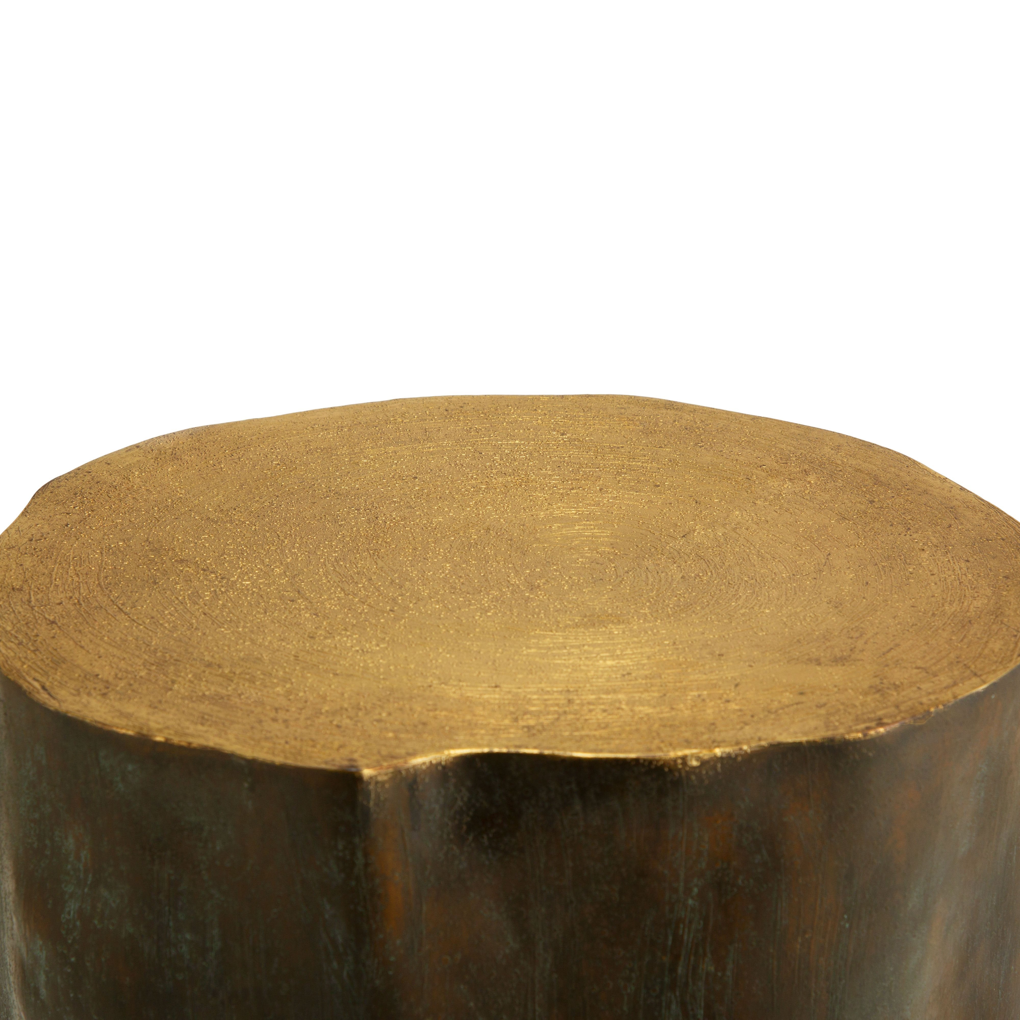 Handcrafted Wooden Etched Stool - Unique Boho Home Decor Accent Piece for Living Room, Bedroom or Patio