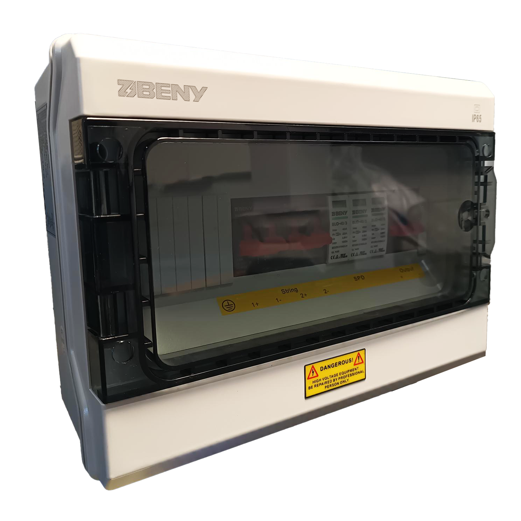 BENY 1000V DC Combiner Box | 2 Input 1 Output | 2 Pole Solar PV Combiner Box for Solar Panel System - Perfect for Home & Commercial Solar Energy Projects