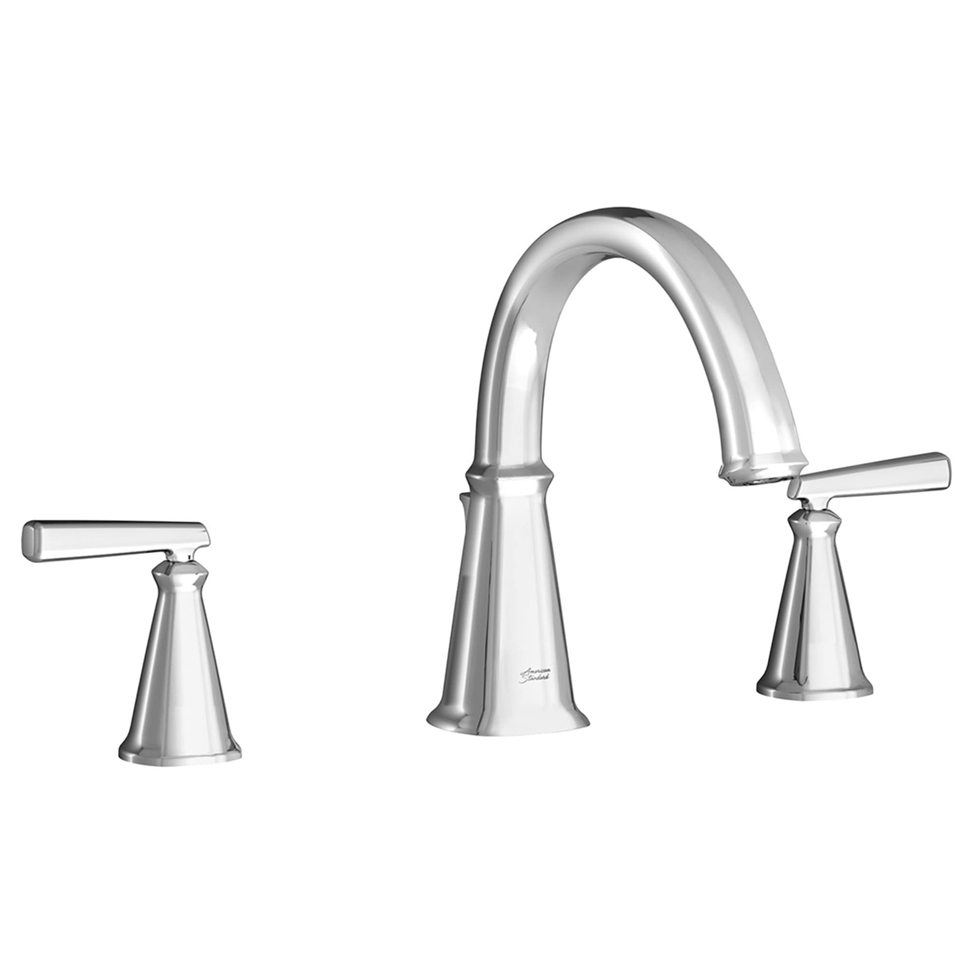 American Standard T018900.002 Edgemere Roman Tub Faucet with Flash Rough-in Valves - Polished Chrome Finish for Luxury Bathroom & Spa Experience