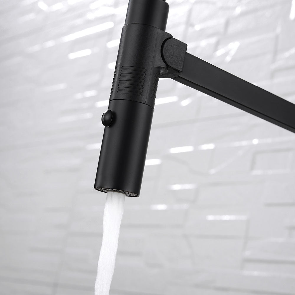 Fienza 228109MW Kaya Pull Down Kitchen Faucet with Sprayer - Matte White Finish | Perfect for Modern Farmhouse & Contemporary Kitchen Sinks