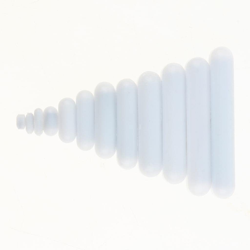 CALANDIS® PTFE Magnetic Stir Bar 3x5mm - Lab Grade Stirring Rod for Chemistry Experiments, Science Research & Mixing Solutions - Ideal for Beakers, Flasks & Laboratory Use