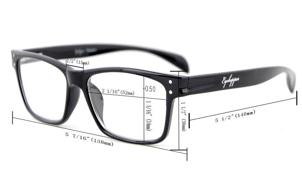 Eyekepper Spring-Hinged Sports Style Computer Reading Glasses - Blue Light Blocking for Gaming, Office Work & Digital Eye Strain Relief