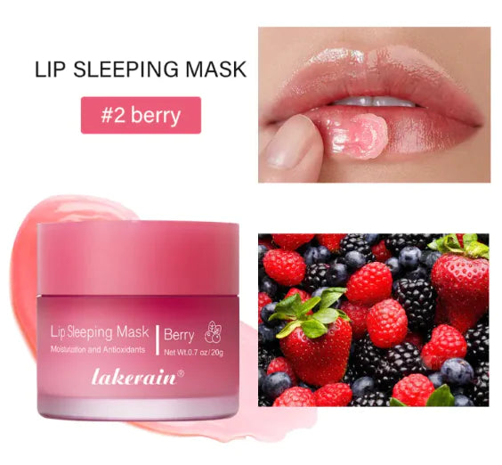 New Sleep Lip Balm - Fade Lip Lines, Exfoliate & Hydrate Dry Lips | Overnight Nourishing Treatment for Soft, Smooth Lips | Perfect for Nighttime Care & Chapped Lip Relief