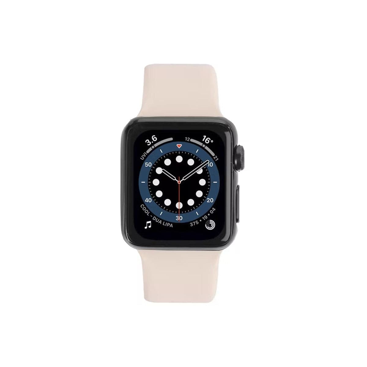 3sixT Durable Silicone Band for Apple Watch 38mm 40mm 41mm - Soft Comfortable Sport Strap for Workout, Running & Daily Wear