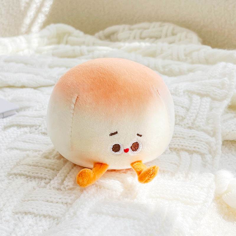 Cute Steamed Bao Bun Plush Toy - Soft Stuffed Animal Pillow for Kids Room Decor, Anime Lover Gift & Kawaii Collection Display