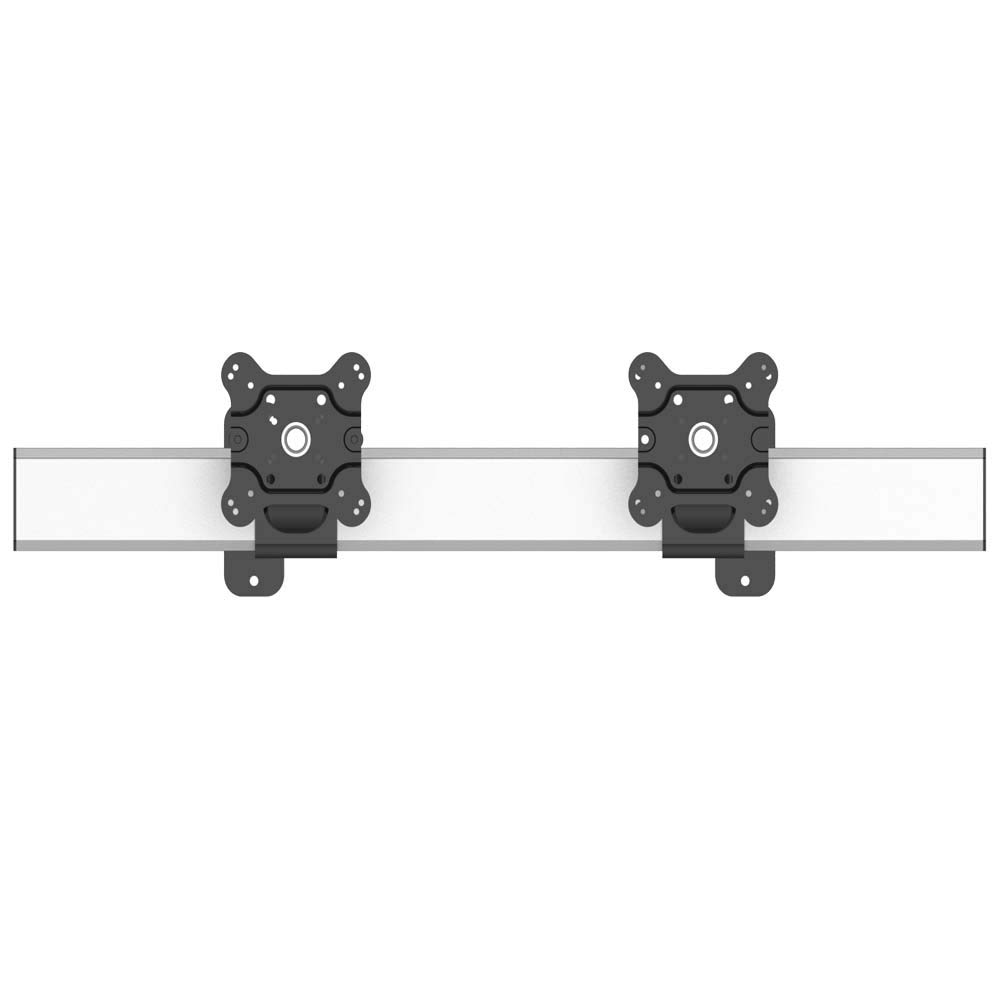Dual Monitor Wall Mount Bracket - Adjustable Slideable Stand for 13-32 Inch Screens | Perfect for Home Office, Gaming & Workspace Setup