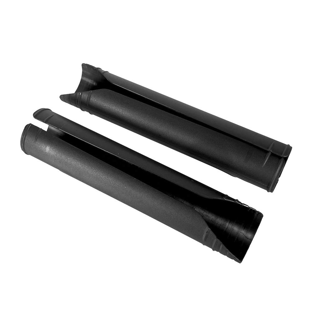 Motorcycle Upper Fork Guards - High Impact Resistance Plastic Wraps for Dirt Bike | Compatible with Yamaha, Kawasaki, Husqvarna (Black) | Off-Road Protection & Style Upgrade