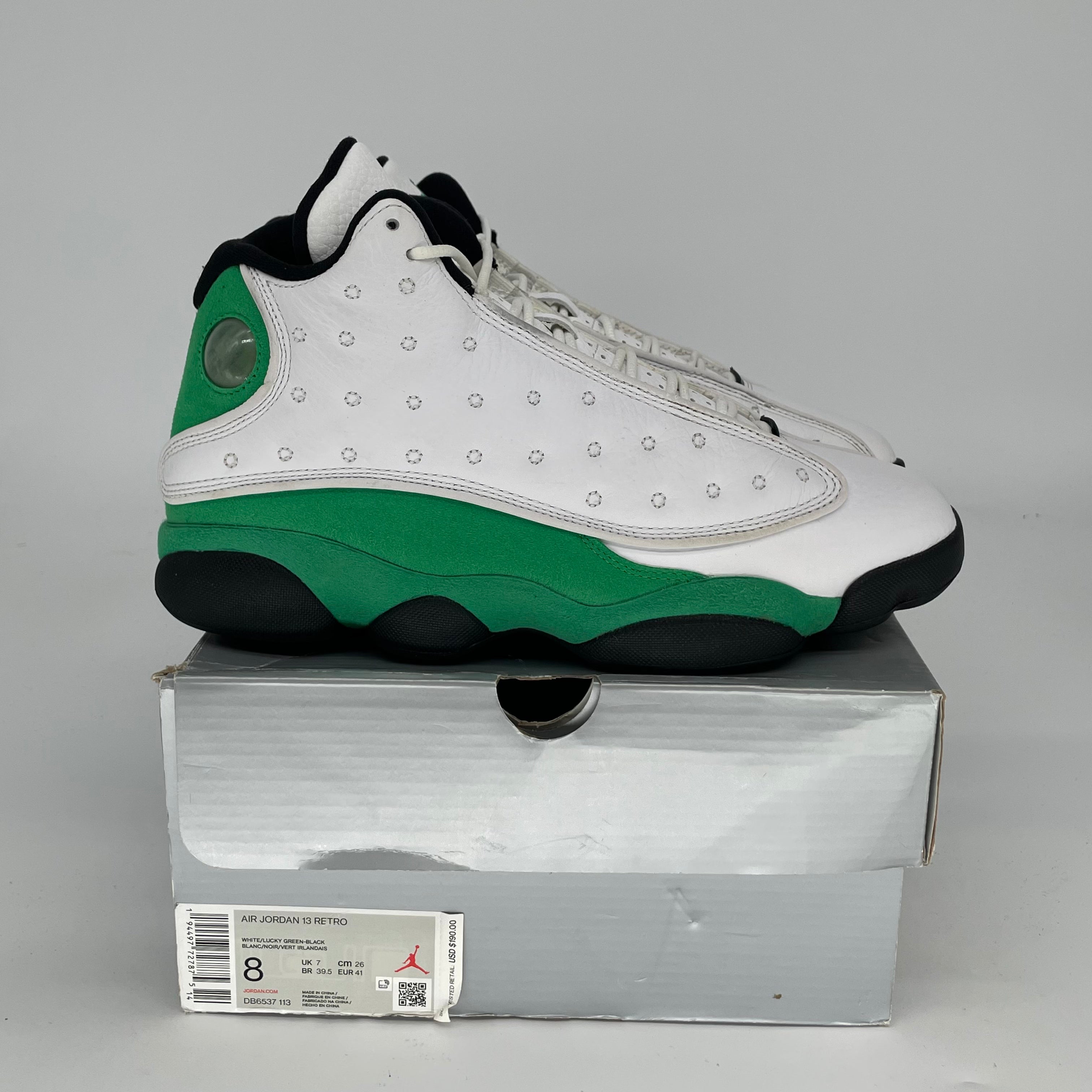 AIR JORDAN 13 LUCKY GREEN Men's/Women's Basketball Shoes Size 8/9.5W DB6537-113 - Perfect for Streetwear, Sneaker Collection & Basketball Games