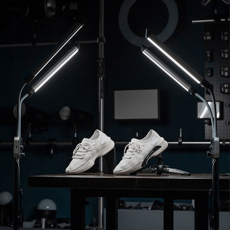 Dimmable LED Strip Light Twin Kit - Soft Lighting for E-Commerce Photography, Product Showcase & Studio Lighting