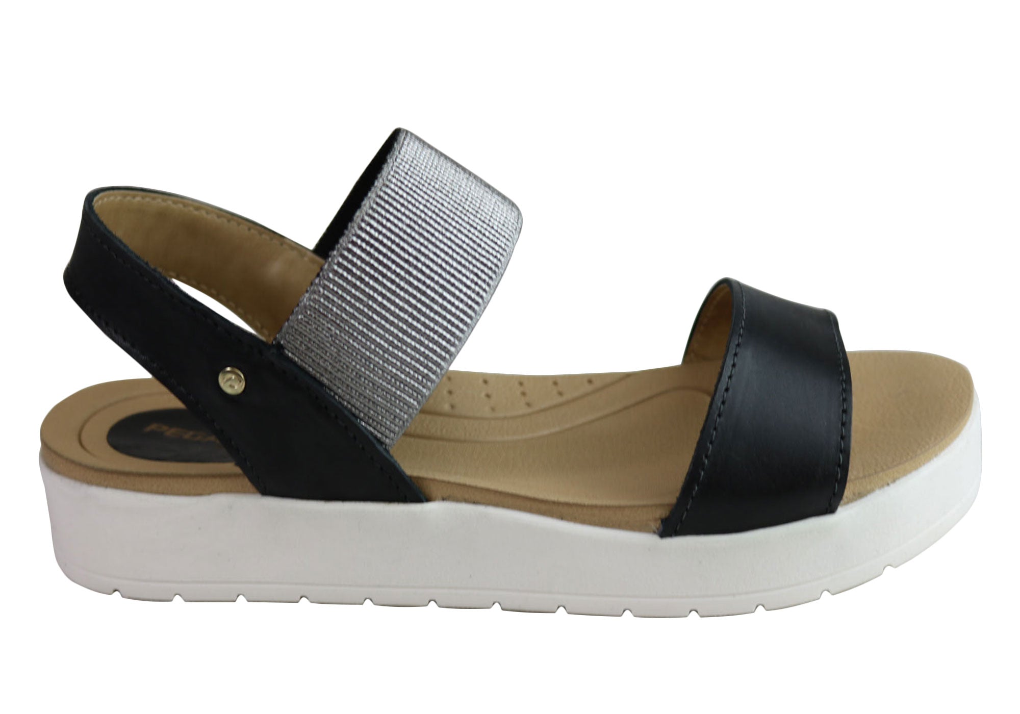 Pegada Rosie Women's Comfort Cushioned Leather Sandals - Handmade in Brazil - Perfect for Beach, Vacation & Summer Outfits