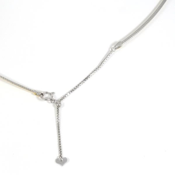 18K Yellow Gold & White Gold Shell Diamond Necklace for Women - Elegant Beach Wedding & Party Jewelry Gift