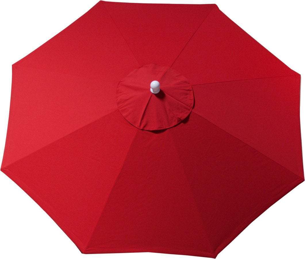 Premium 9-Foot Red Outdoor Patio Umbrella with Crank Lift - Perfect for Backyard, Poolside, and Garden Shade