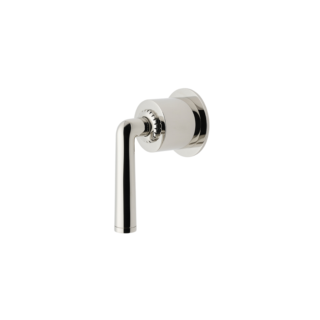 Waterworks Henry Volume Control with Lever Handle in Nickel PVD - Premium Bathroom Faucet for Modern Homes & Commercial Spaces