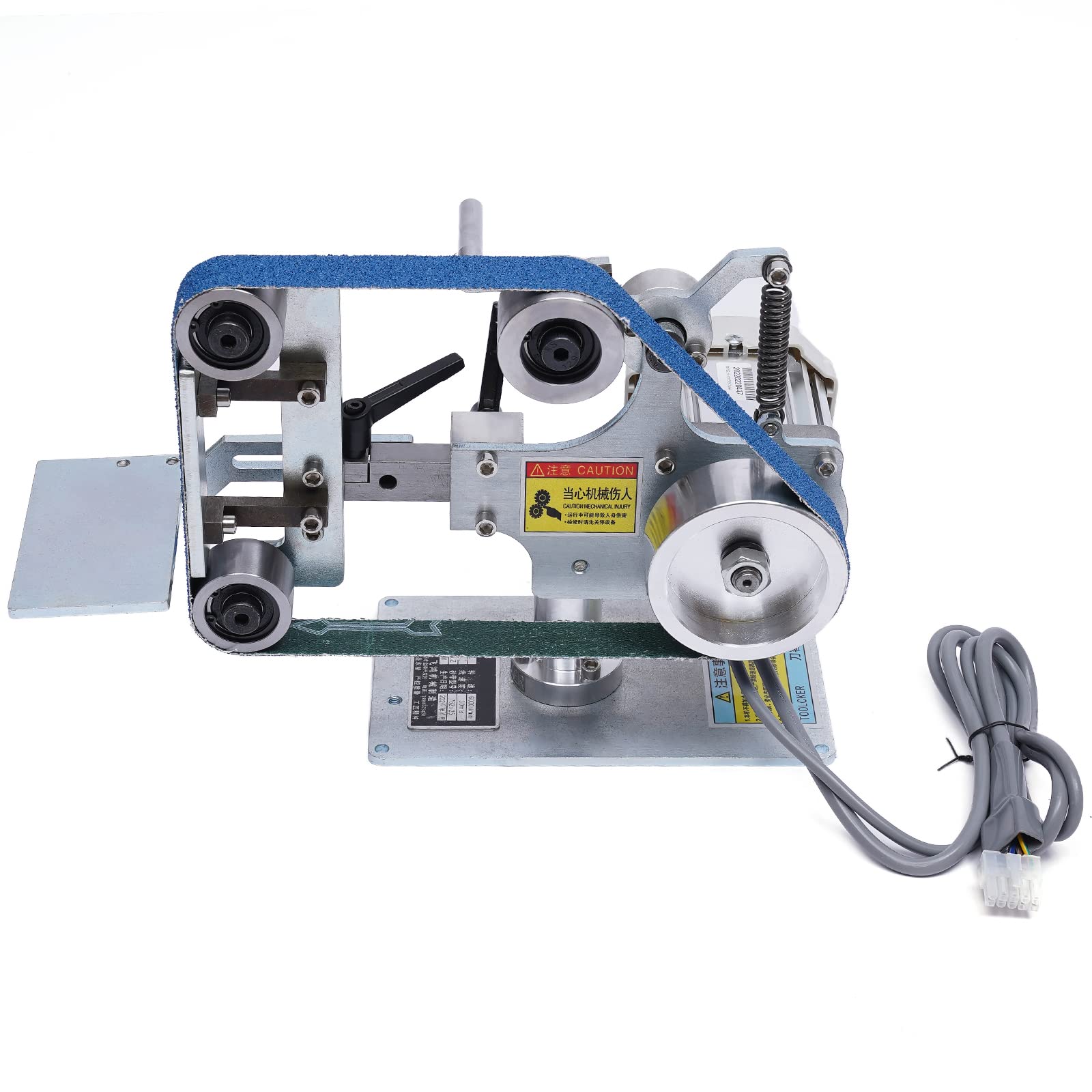 550W Mini Belt Sander - 1x30 Inch Brushless Motor Belt Grinder & Polisher for Metal, Wood, Knife Sharpening | Compact Desktop Sander for DIY, Jewelry Making & Home Workshop Projects
