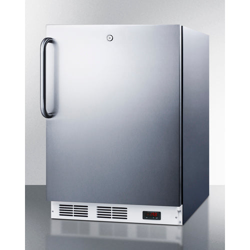 Accucold 24-Inch Wide Built-In All Freezer - ADA Compliant Commercial Freezer VT65MLCSSADA for Restaurants, Grocery Stores & Home Kitchens