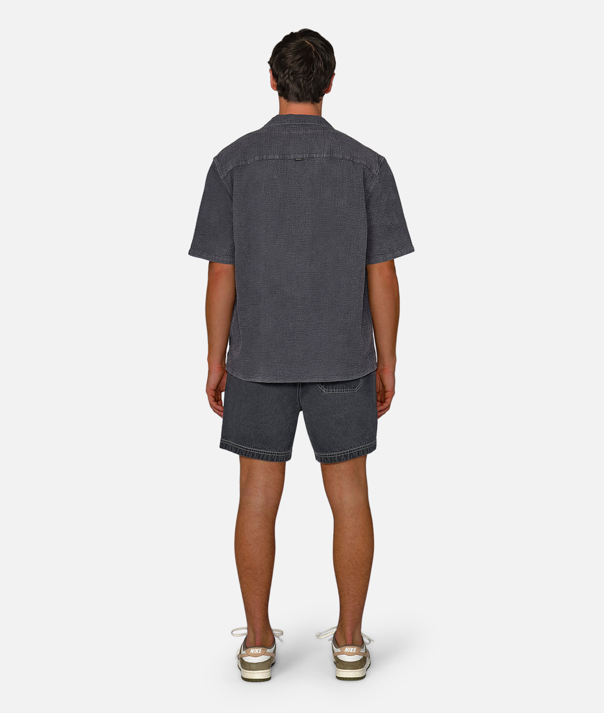 The Canyon Short Sleeve Shirt - Washed Charcoal | Comfortable Casual Men's Top for Outdoor Adventures & Everyday Wear