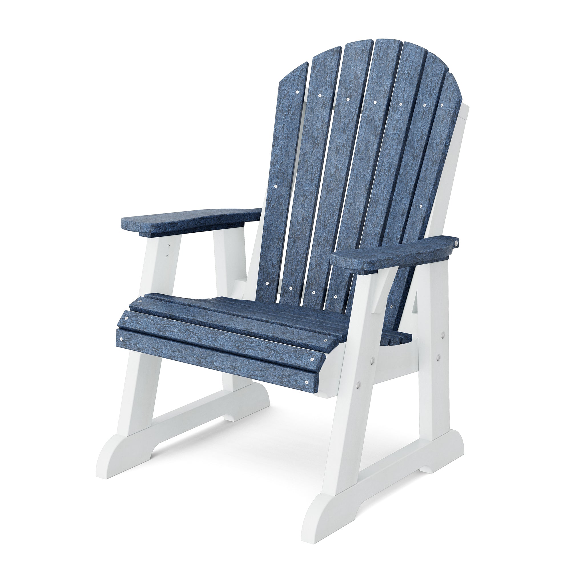 Heritage High Fan Back Chair - Classic Wooden Dining Chair with Upholstered Seat - Perfect for Farmhouse, Rustic & Traditional Dining Rooms