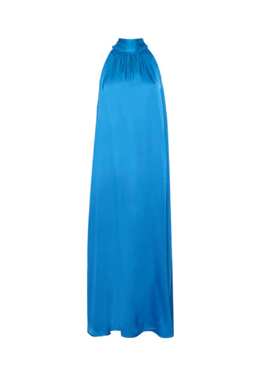AUBERYA Women's Electric Blue Dress - Elegant & Stylish for Parties, Weddings & Special Occasions