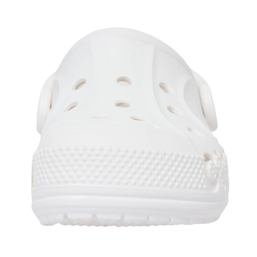 Crocs Kids Baya Clog - White Unisex Toddler Shoes Size 10 US | Comfortable Lightweight Slip-On Clogs for Boys & Girls | Perfect for Playtime, Beach & Everyday Wear