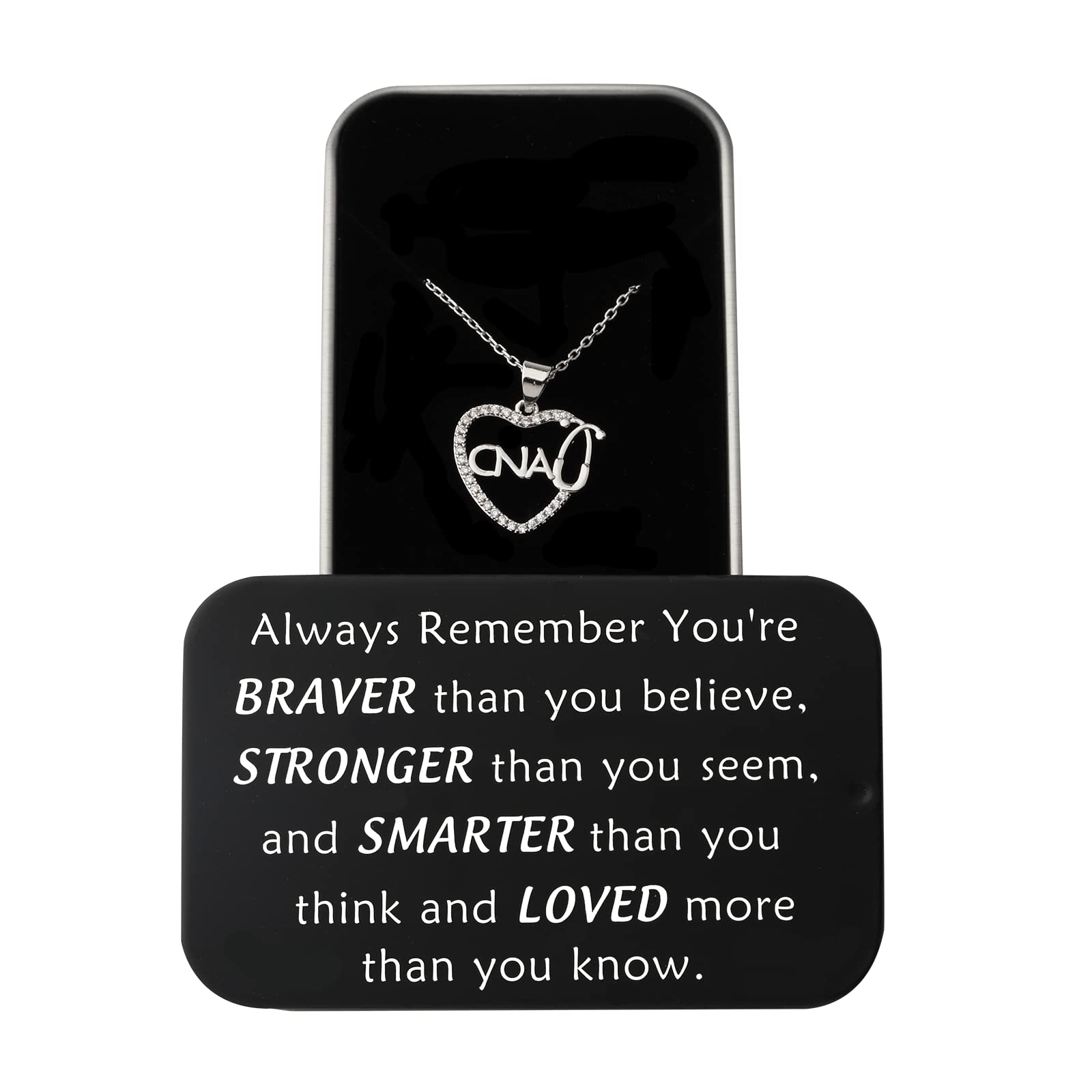Certified Nurse Assistant CNA Necklace - Inspirational Jewelry Gift for CNA Graduation, Nurses & Healthcare Workers - Perfect for Daily Wear & Special Occasions