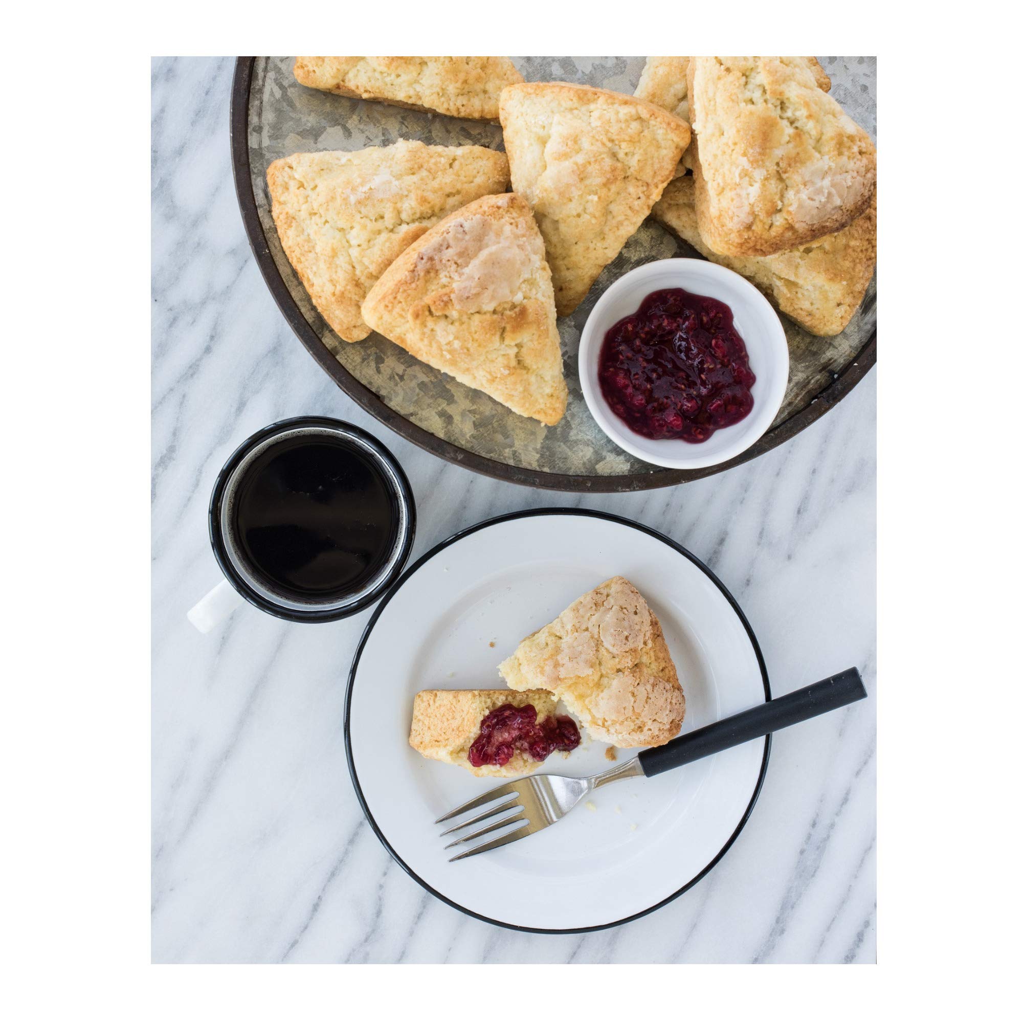 Nordic Ware Scottish Scone & Cornbread Pan - Nonstick Cast Aluminum Baking Pan for Perfect Scones, Cornbread & Biscuits - Ideal for Breakfast, Tea Time & Holiday Baking