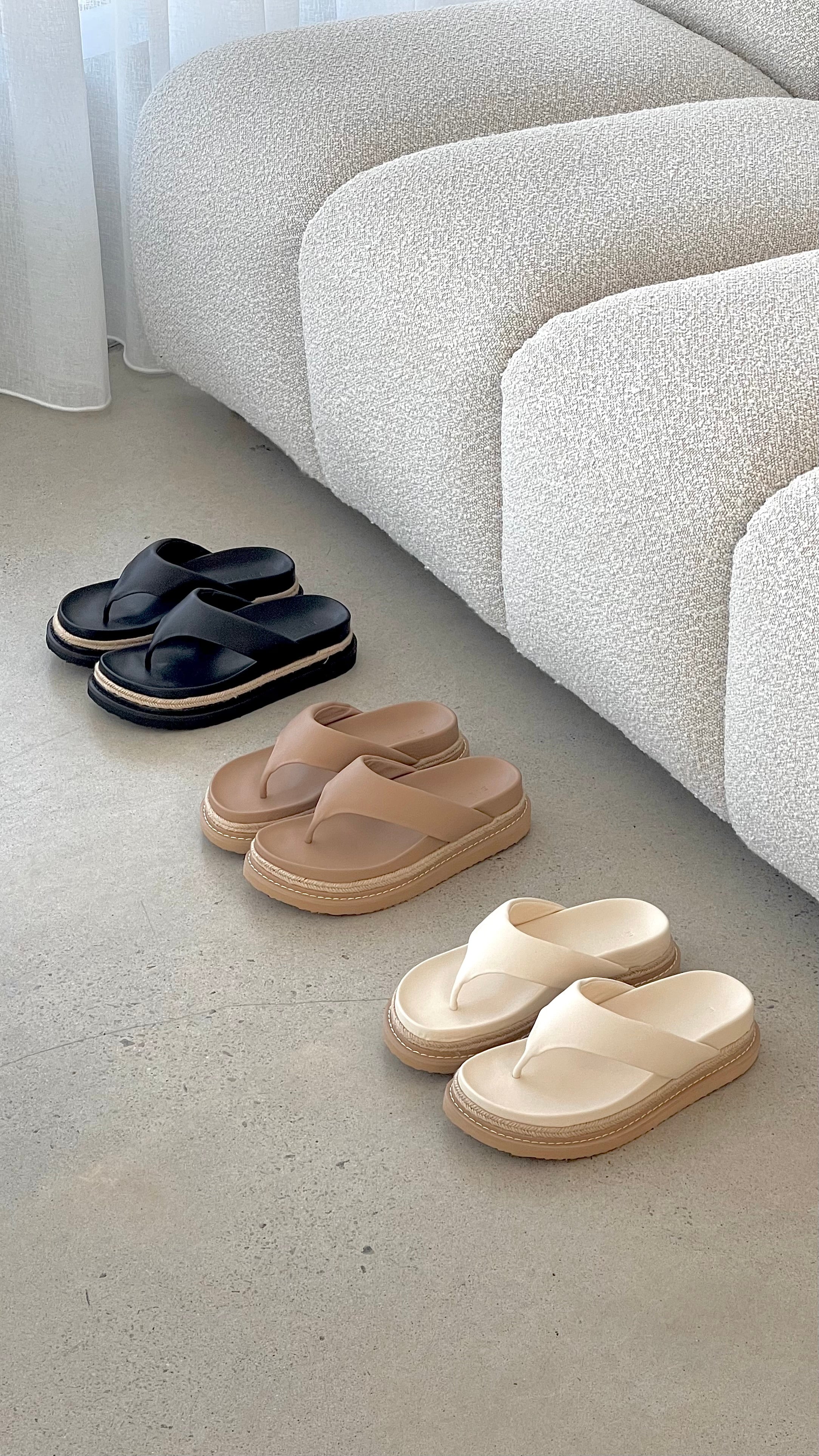 Amaya Slide Sandals for Women - Black Comfortable Summer Slides - Perfect for Beach, Pool, and Casual Wear