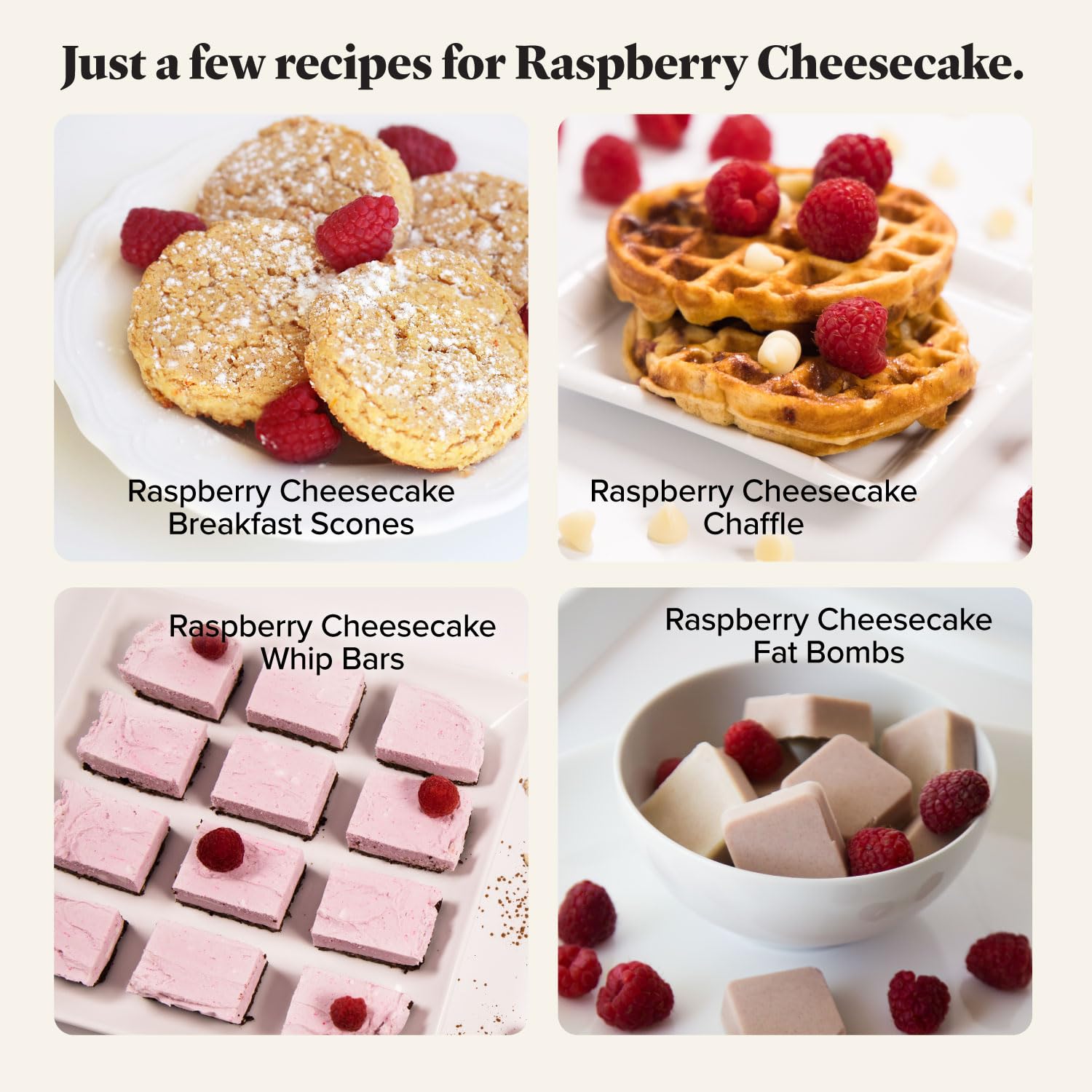 KETO CHOW Raspberry Cheesecake - 21 Meal Keto Diet Powder for Weight Loss | Low Carb High Protein Shake Mix | Perfect for Breakfast, Post-Workout & On-the-Go Nutrition