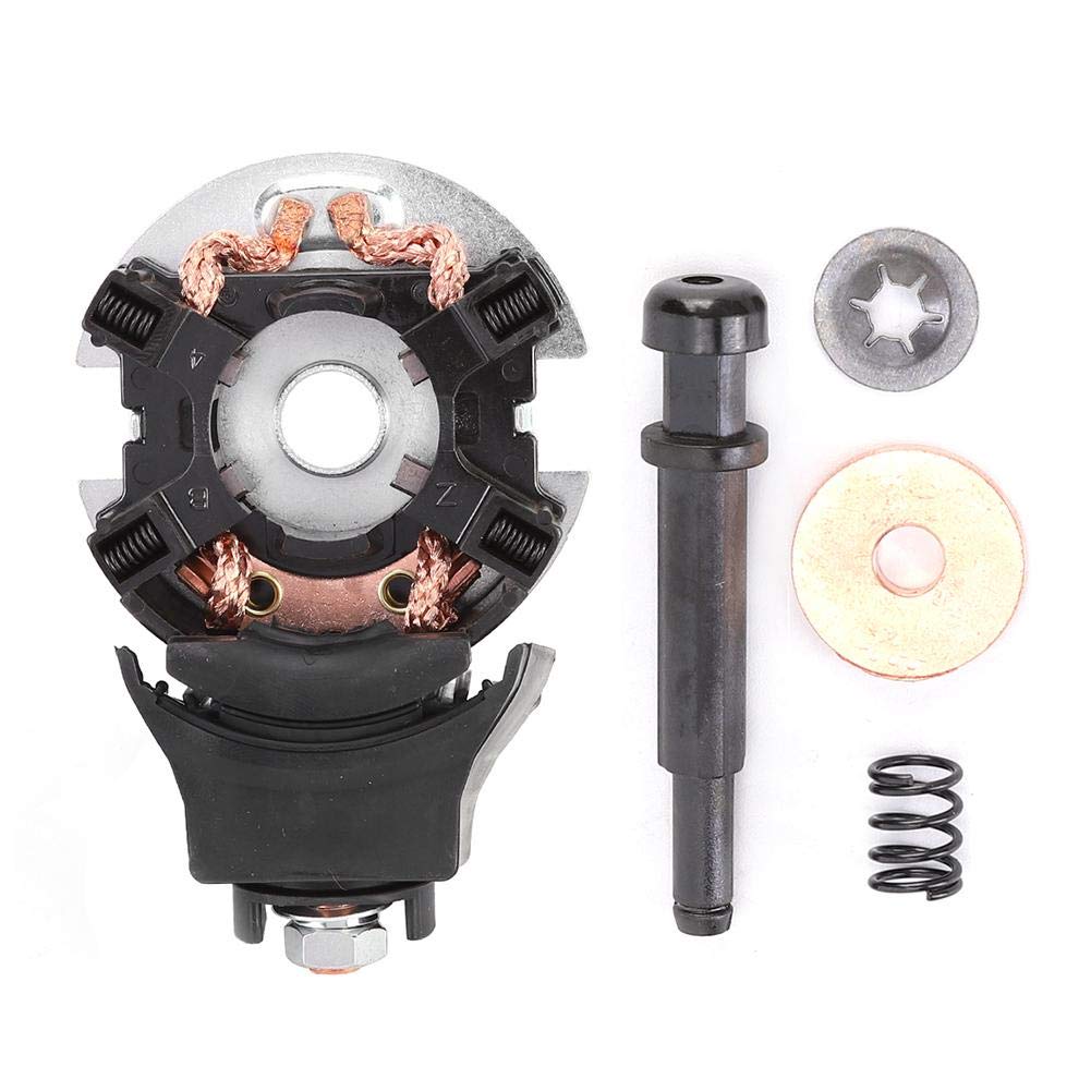 Qiilu Starter Brush Repair Kit 04312-PSA-305 - Compatible with Various Vehicles - Perfect for DIY Car Starter Motor Maintenance & Repair