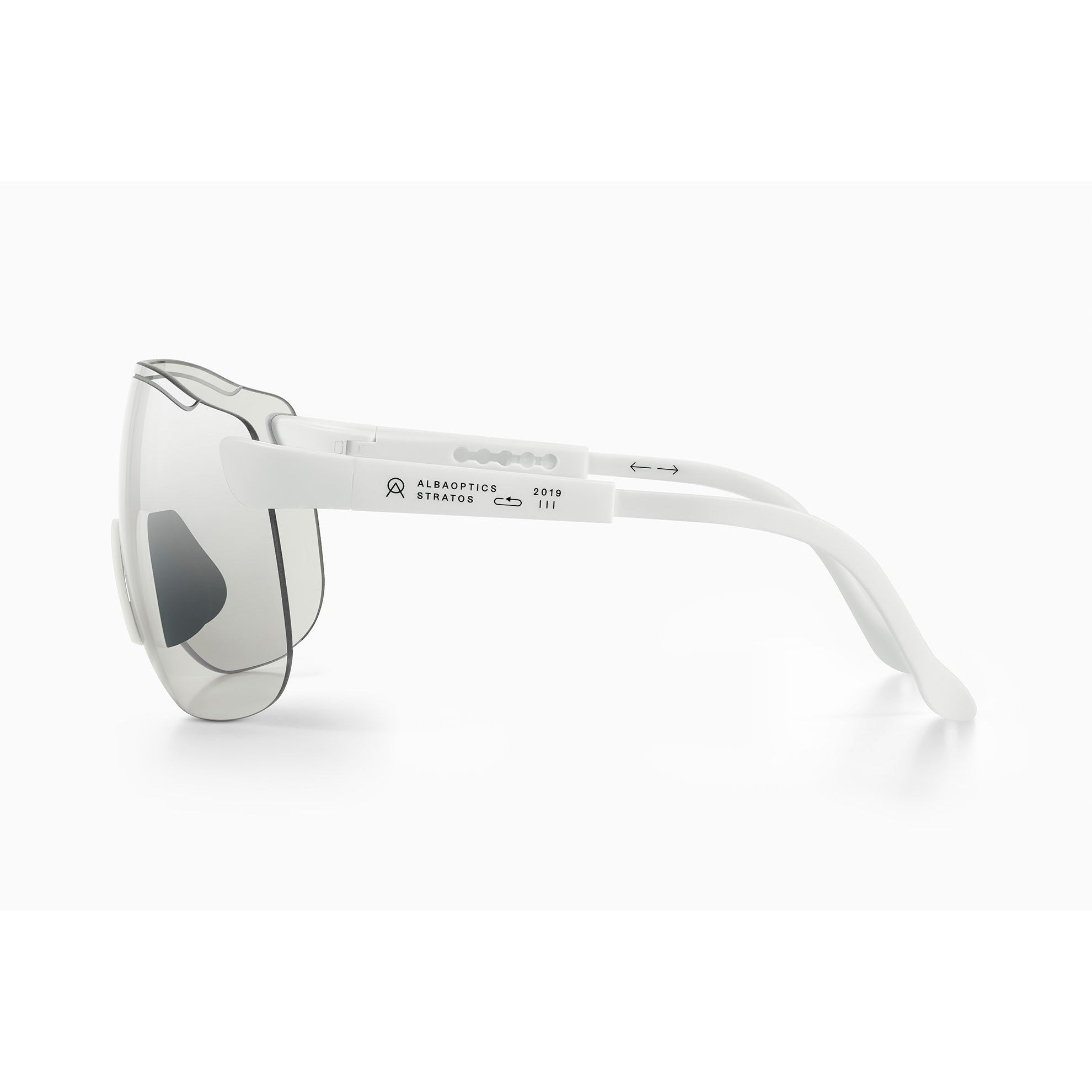 Stratos Black or White VZUM F Lens Photochromatic Sunglasses - Stylish & UV Protection for Outdoor Sports & Driving