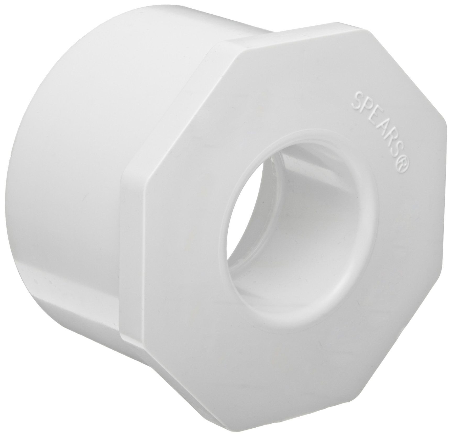 437 Series PVC Pipe Fitting Bushing - Schedule 40 White 4