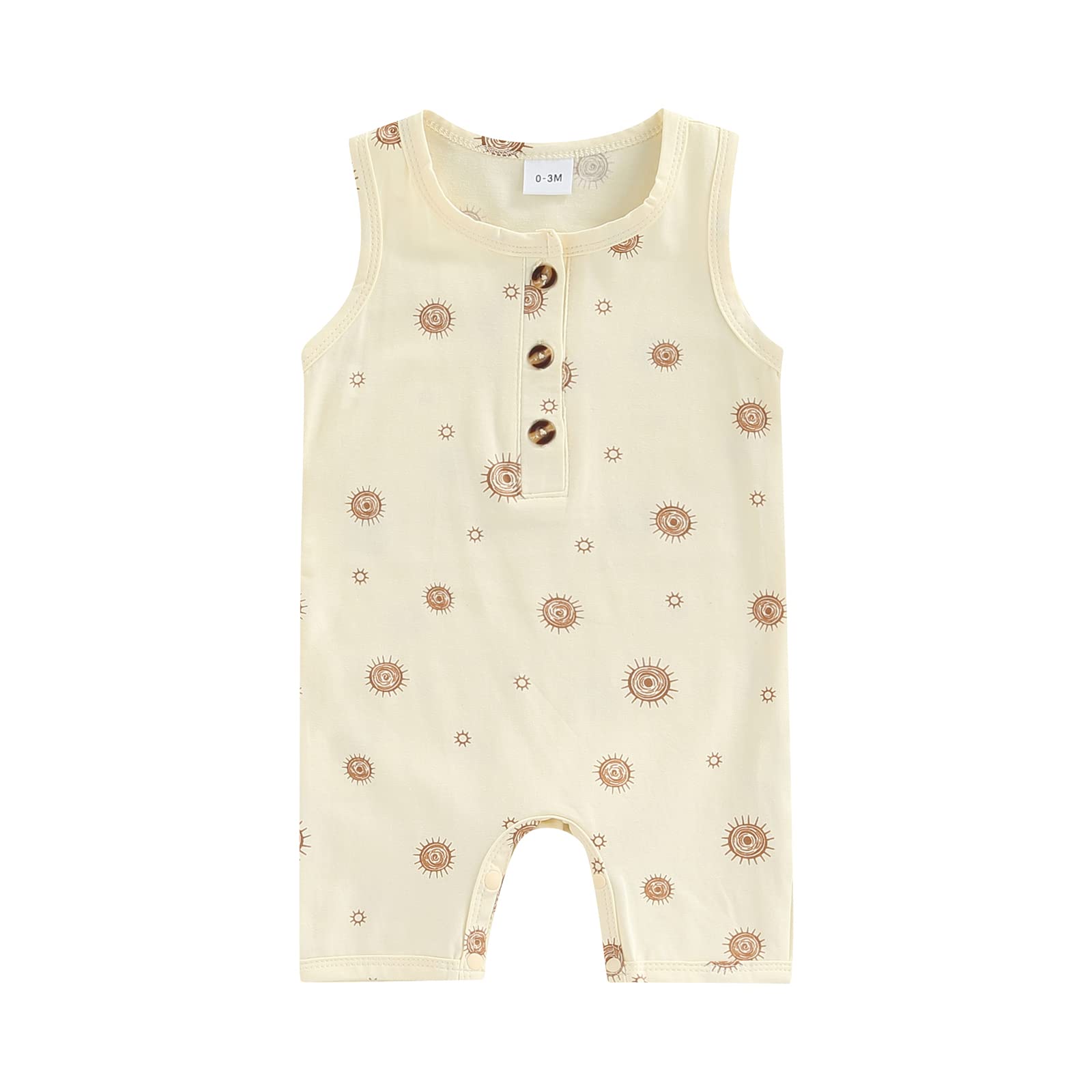 Newborn Baby Boy & Girl Romper Outfits - Soft Ribbed Onesie Bodysuit Jumpsuit for Infants | Perfect for Photos, Playtime & Everyday Wear