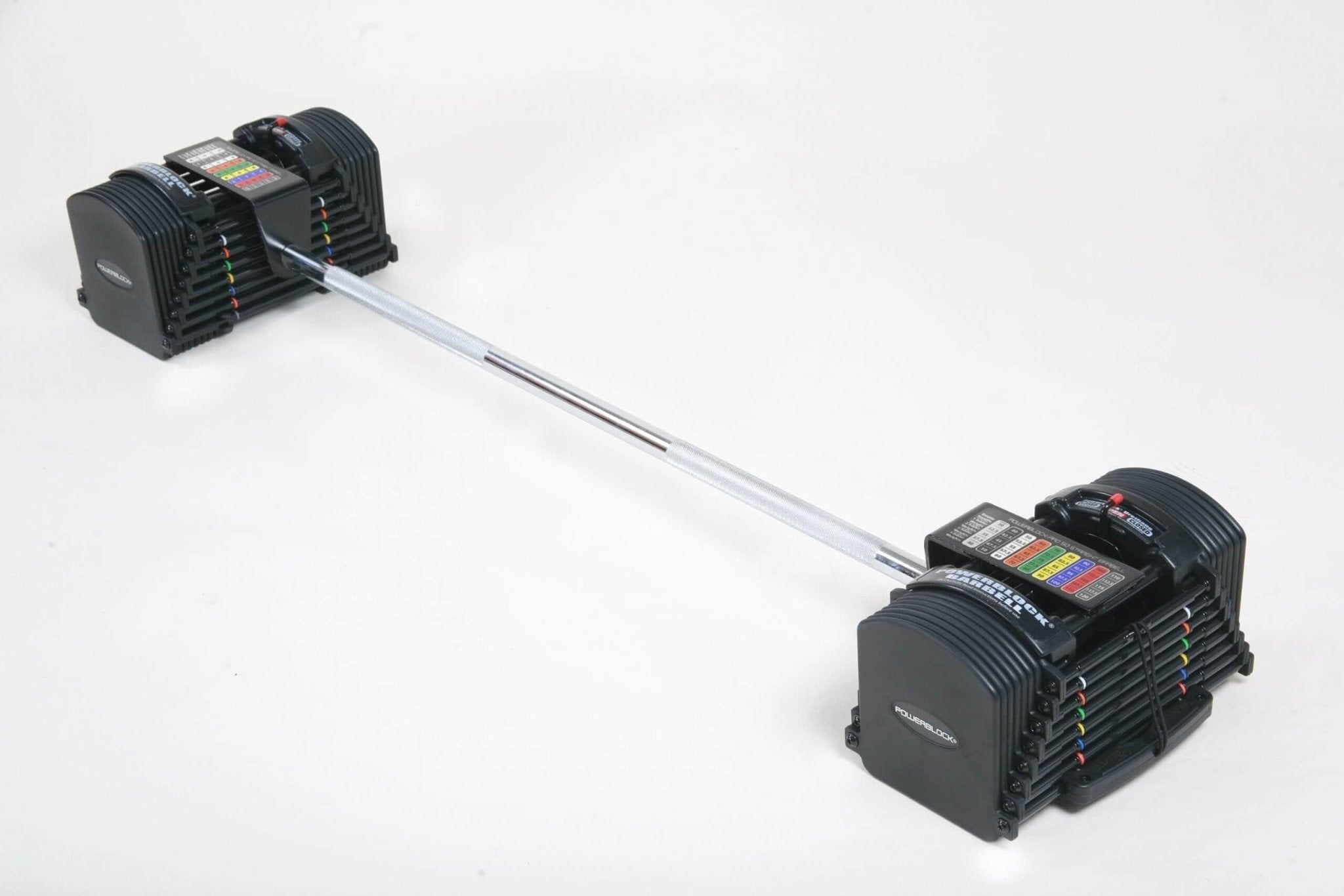 PowerBlock Pro Series Straight Bar - Adjustable Dumbbell Bar for Home Gym & Strength Training | Perfect for Weightlifting, CrossFit & Fitness Workouts