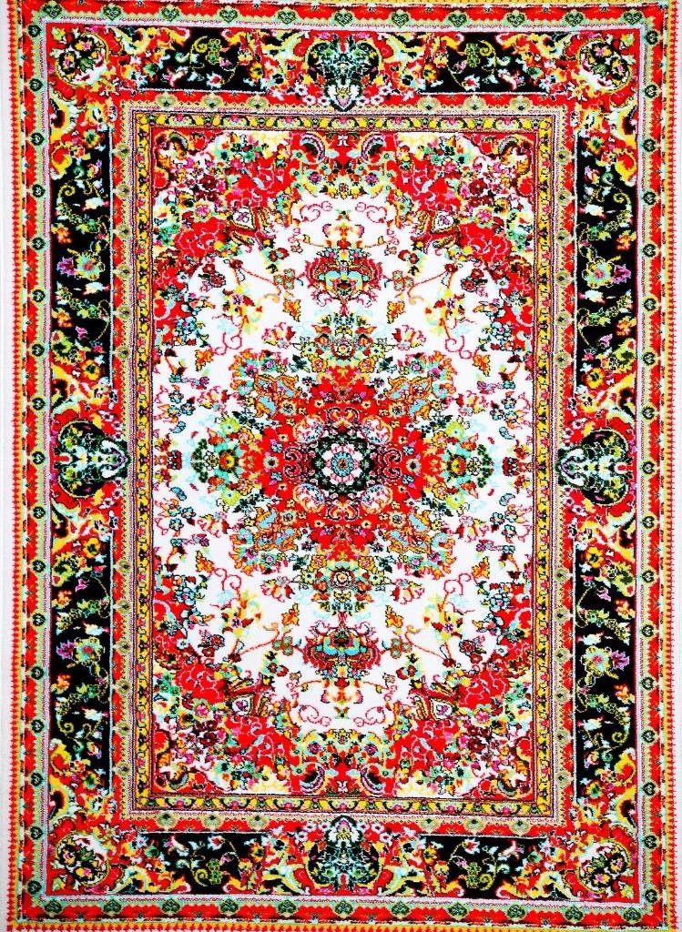 Luxury A100 Ivory 7'10x10'6 Large Area Rug - Soft Plush Carpet for Living Room, Bedroom & Office Decor | Modern Home Floor Covering