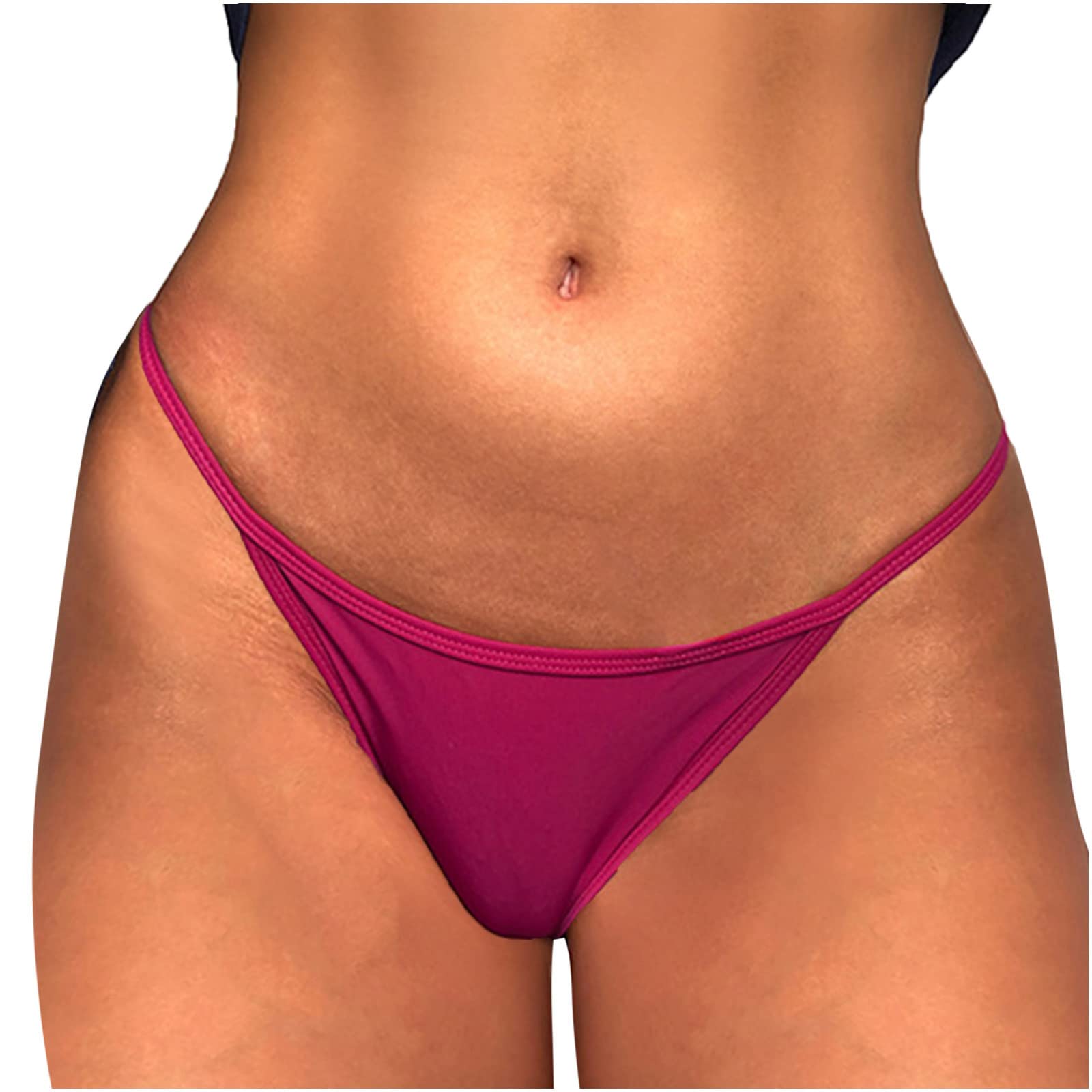 Sexy Women's Exotic Lace Thong Underwear - Low Rise Hollow Out See-Through G-String Panties for Date Night & Special Occasions