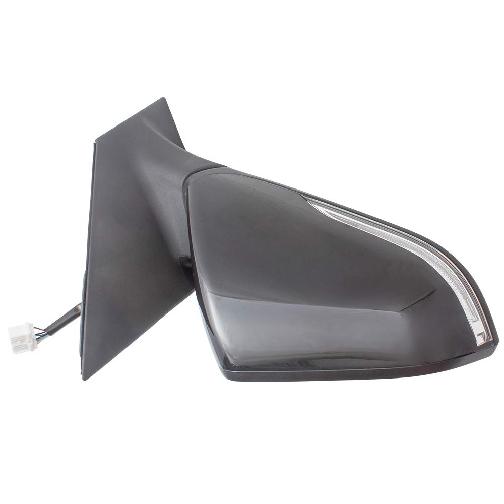 Heated Power Side View Mirrors with Turn Signal & Blind Spot Detection - Replacement Pair Set for 2015-2017 Hyundai Sonata (Part# 87610C2020, 87620C2020, HY1320236, HY1321236) - Perfect for Winter Driving & Enhanced Road Safety
