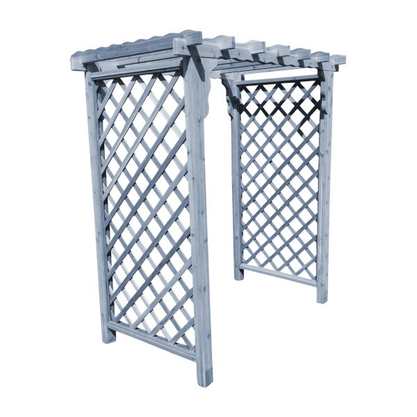 Premium Western Red Cedar Covington Arbor - Durable Outdoor Garden Arch for Weddings, Landscaping & Backyard Decor