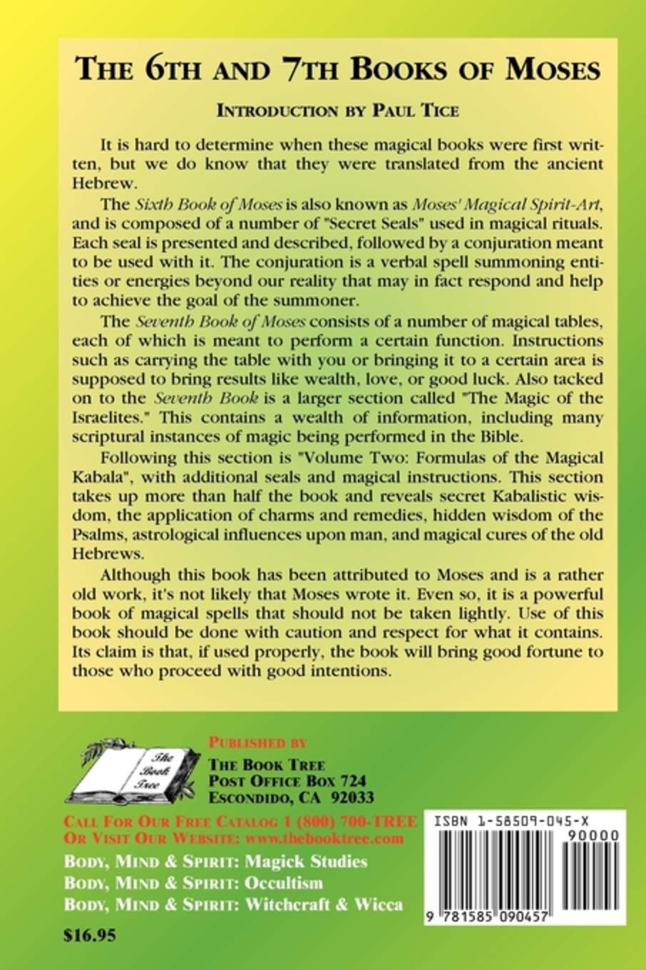 The 6th and 7th Books of Moses - Ancient Occult Grimoire for Spiritual Enlightenment, Rituals & Esoteric Studies | Perfect for Occult Practitioners, Researchers & Collectors