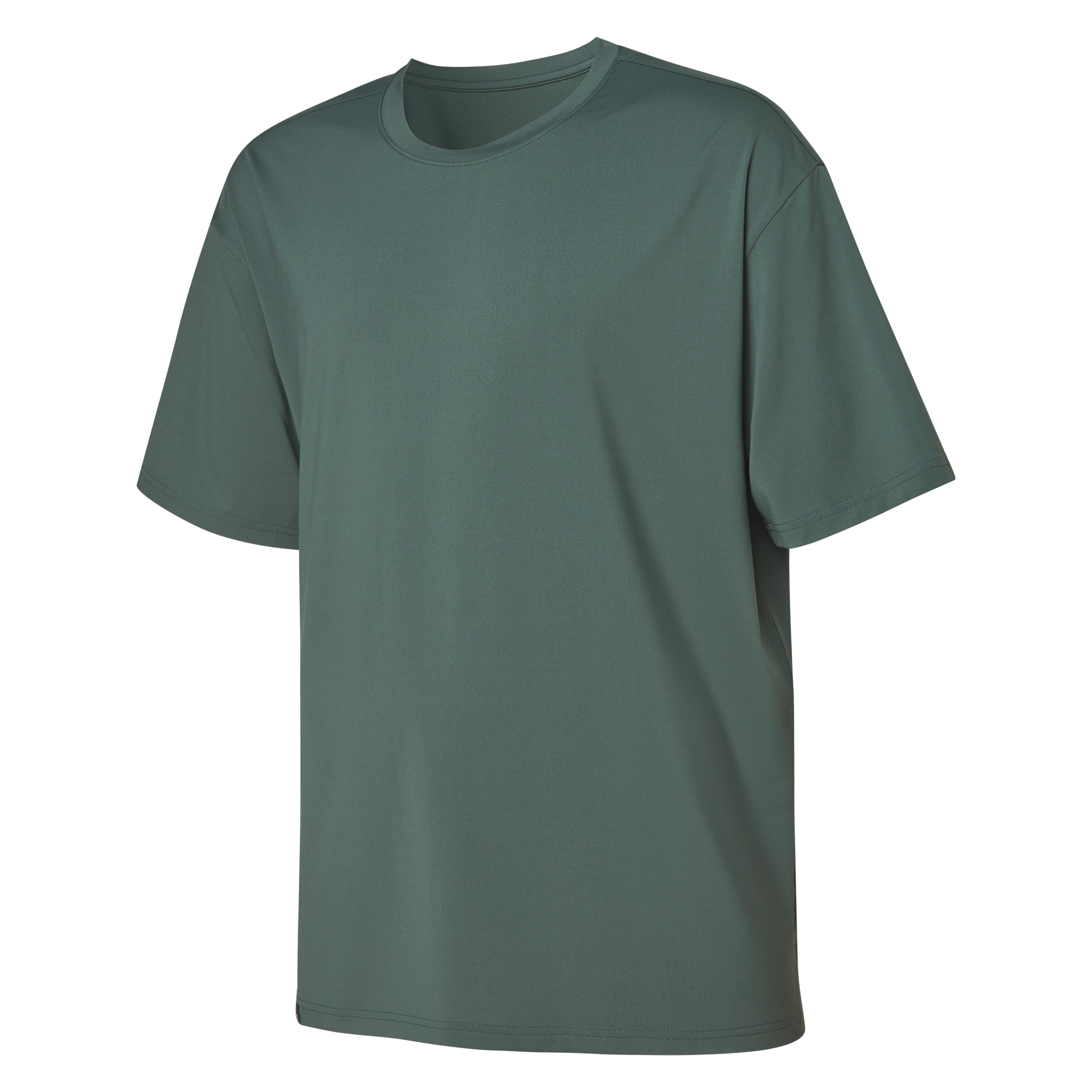 Men's Ice Feather Slim Fit Short Sleeve T-Shirt - Lightweight & Breathable for Summer, Gym, and Casual Wear