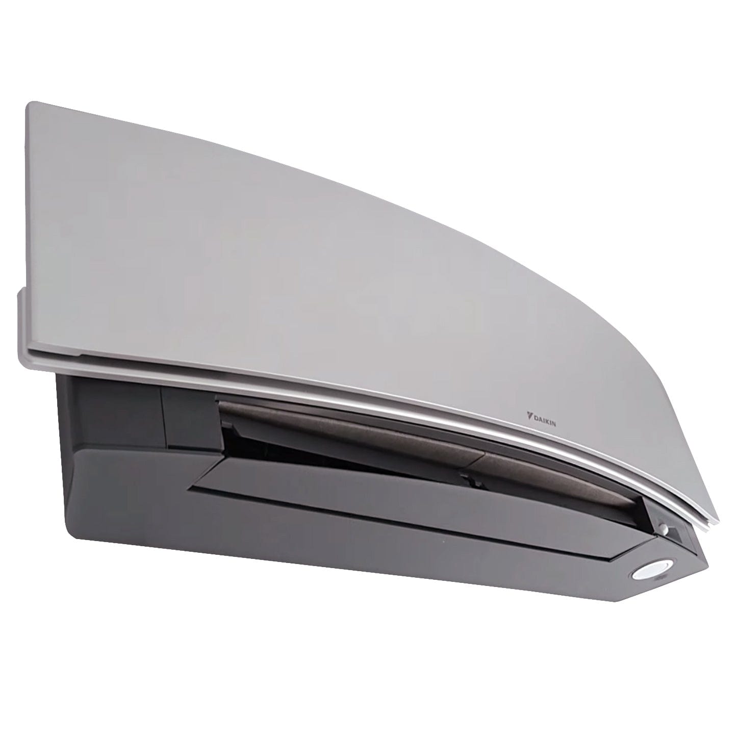 Daikin 9000 BTU 18 SEER2 Ductless Mini Split Wall Mount Heat Pump Air Conditioner - Silver | Energy Efficient Cooling & Heating for Bedrooms, Offices & Small Spaces