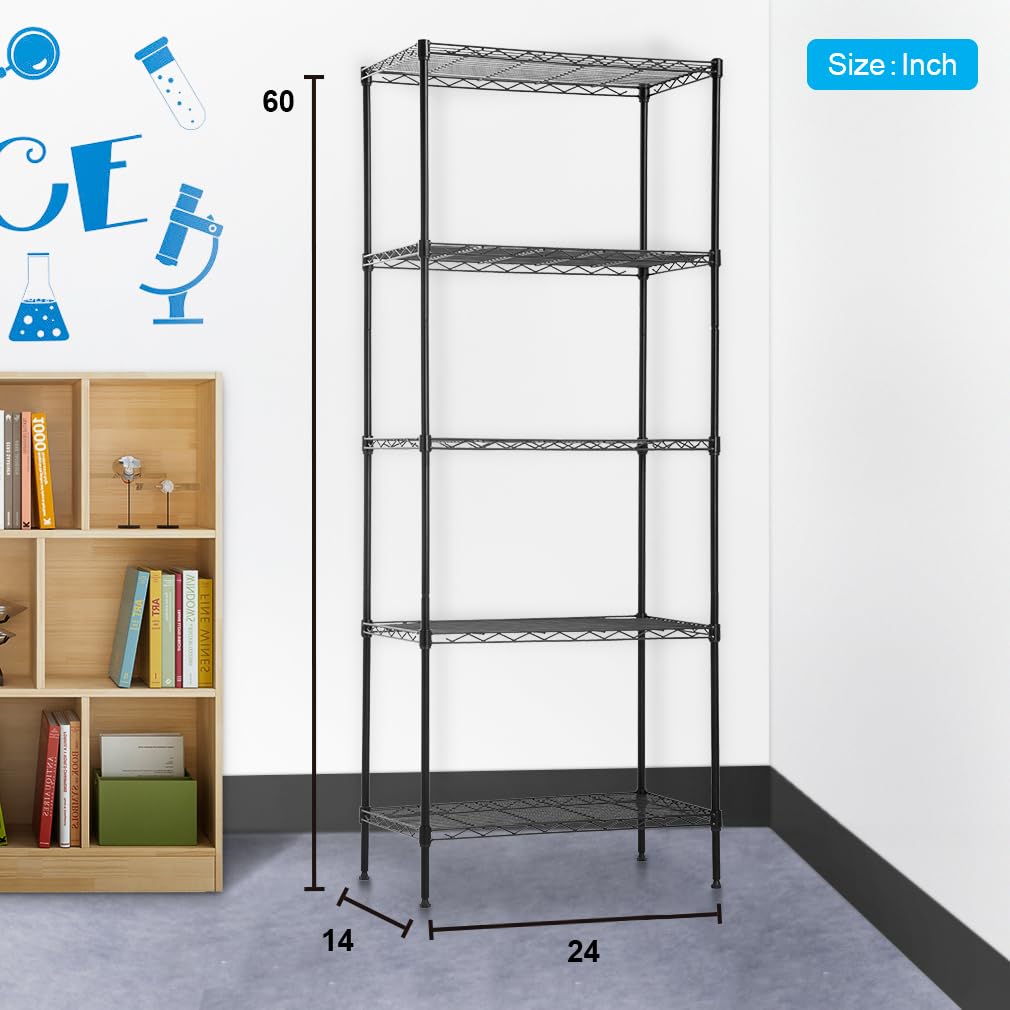 Heavy Duty Metal Wire Shelving Unit - 14