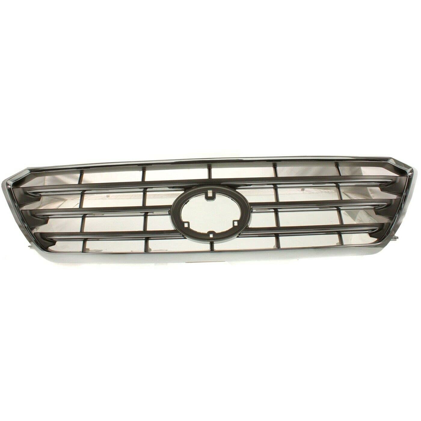 BYEHAV Chrome Grille with Silver Insert - Plastic TO1200307 14457584 - Perfect for Car Front Grille Upgrade & Customization