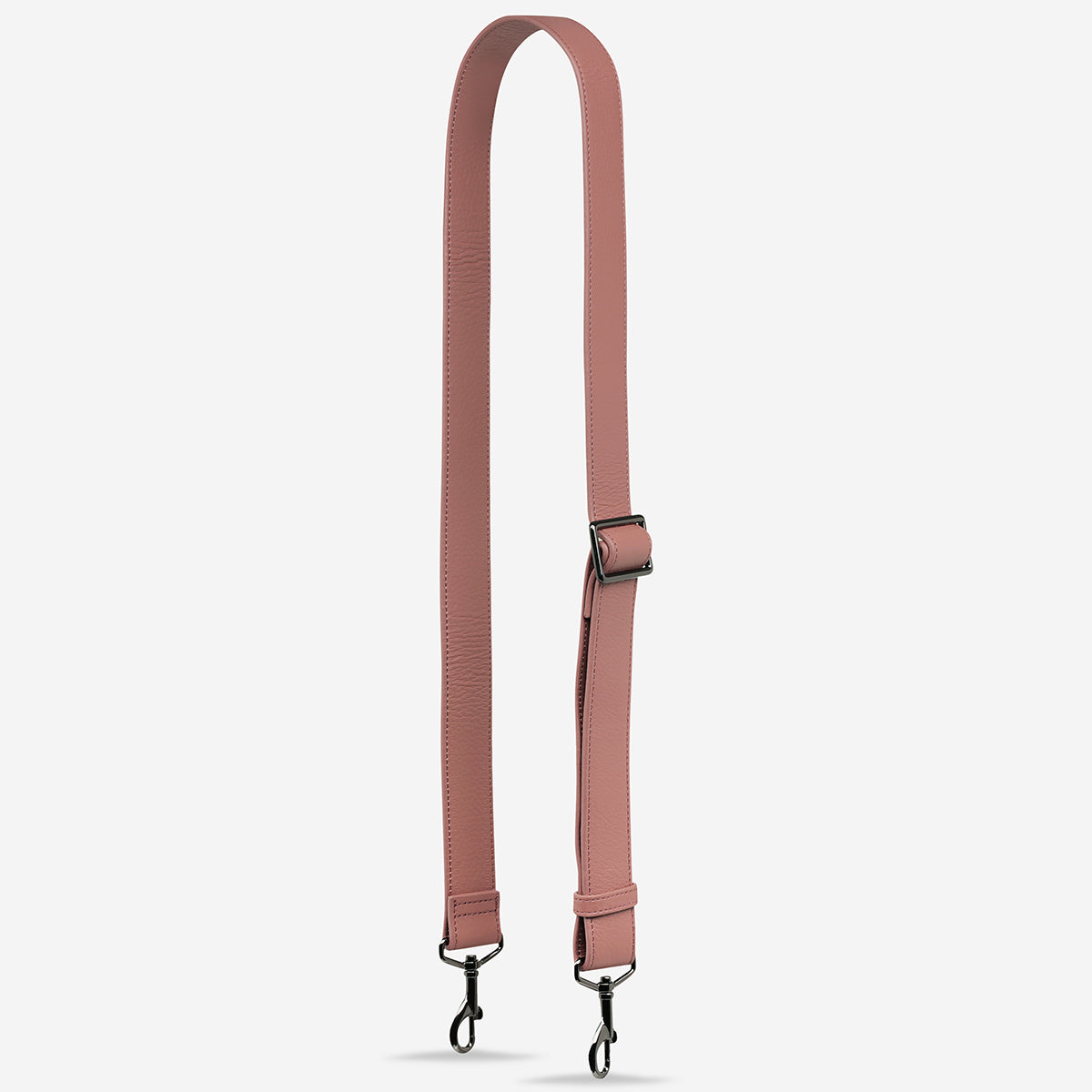 Genuine Leather Wide Strap in Dusty Rose - Perfect for Handbags, Watches & DIY Craft Projects