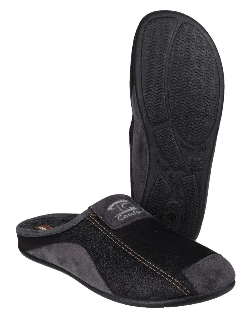 Cotswold Men's Westwell Slippers - Comfortable House Shoes for Indoor & Outdoor Use - Perfect for Relaxing at Home, Lounging, or Quick Errands